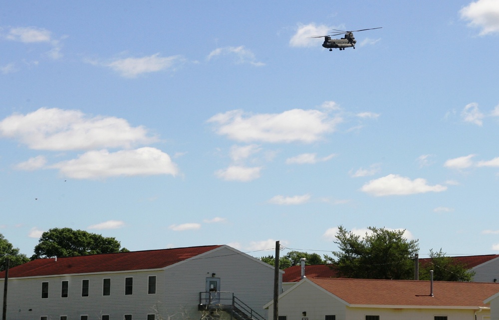 2015 Chinook Flyover at Fort McCoy