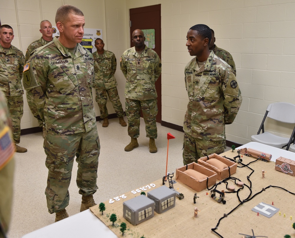 FORSCOM CSM Visits 13th ESC Soldiers