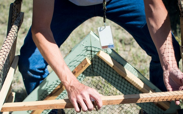 Keeping watch: Wildlife biologist surveys Peterson AFB for animals