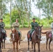 Senior leaders experience cavalry traditions with their counterparts from the Royal Thai Army