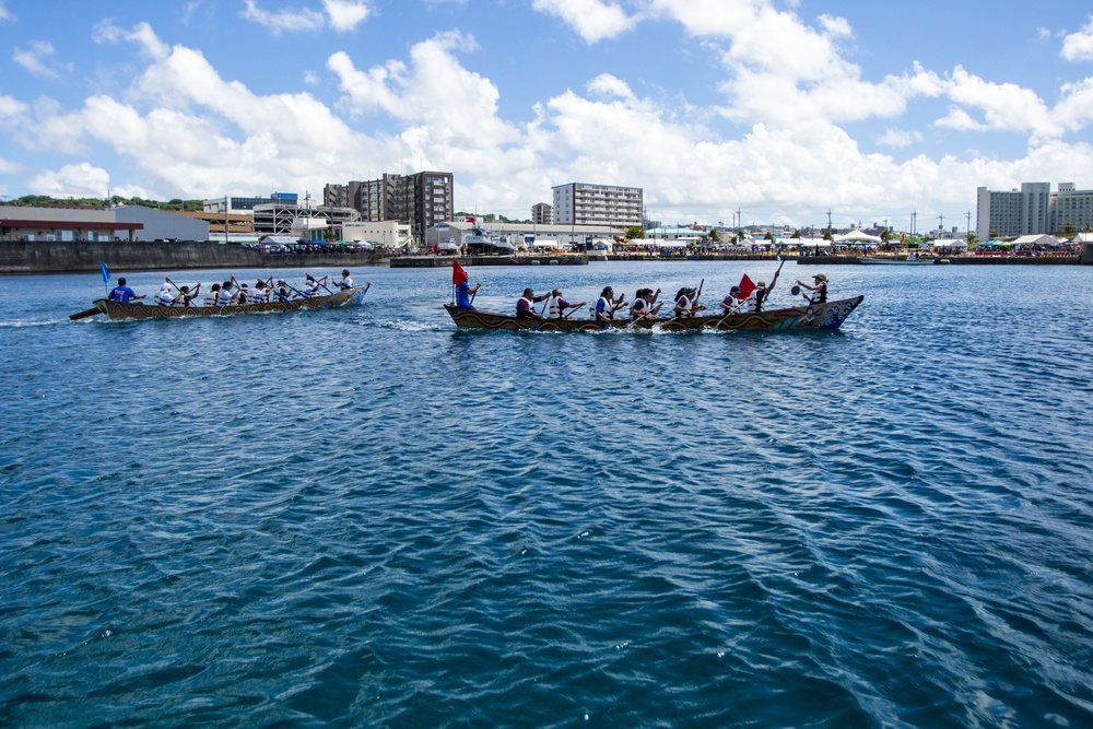 Local and US communities participate in Ginowan Dragon Boat Race