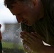 U.S. Marines participate in olersian capsicum spray training
