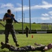 U.S. Marines participate in olersian capsicum spray training