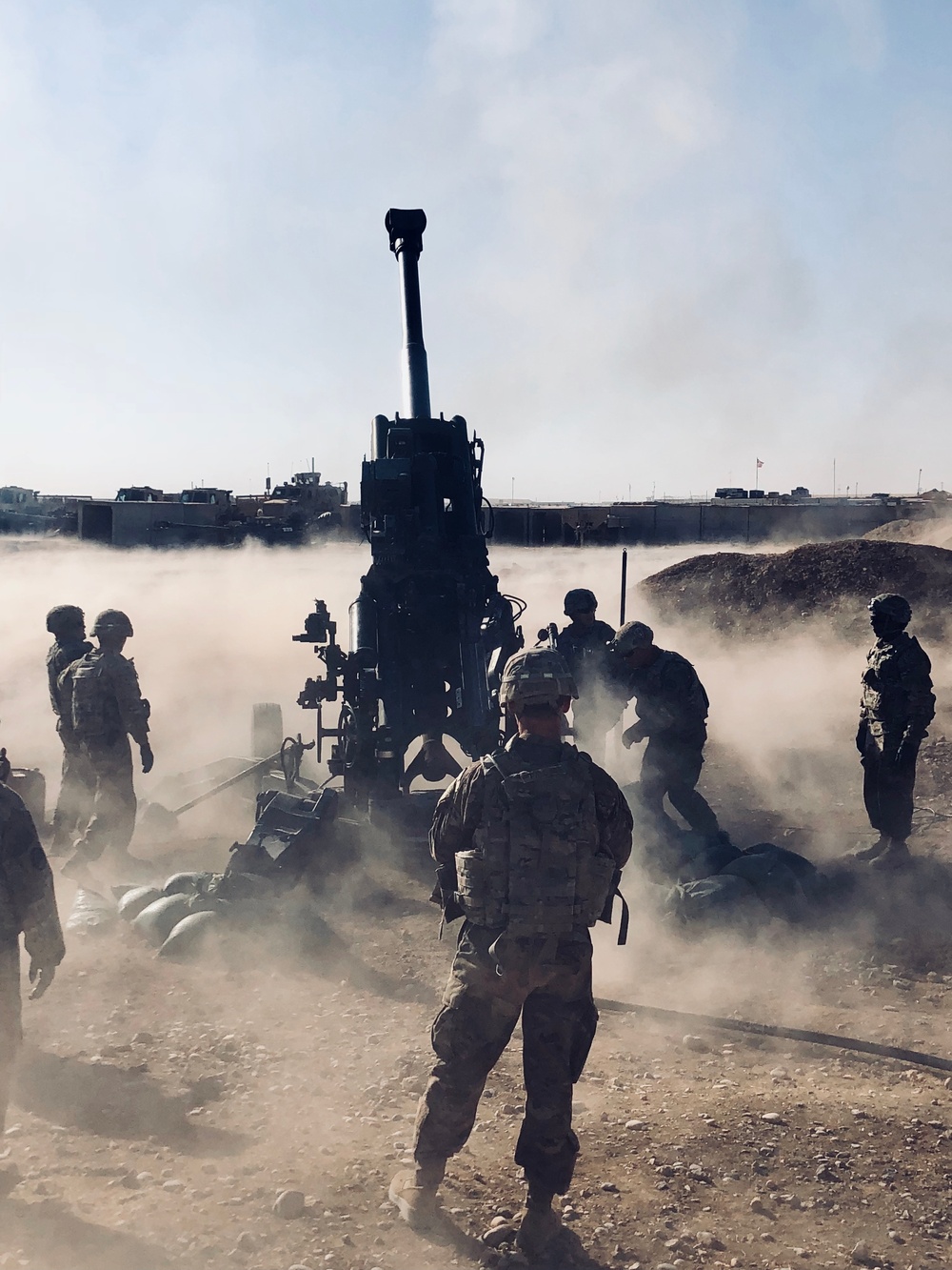 Brave Rifles Artillery in Iraq