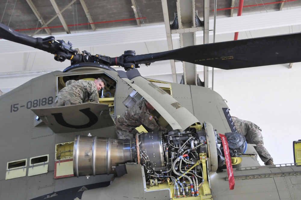 DVIDS Images CH 47 Chinook Helicopter 200 Hours Phase Maintenance 