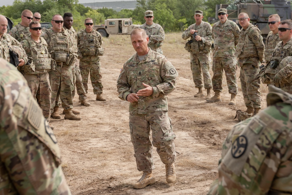 Tenn. State CSM Gentry visits Task Force Raider