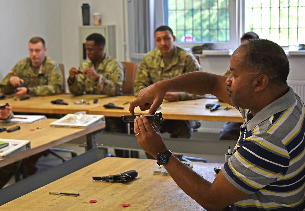 Combined Arms Training Center conduct a M9 Pistol maintenance course