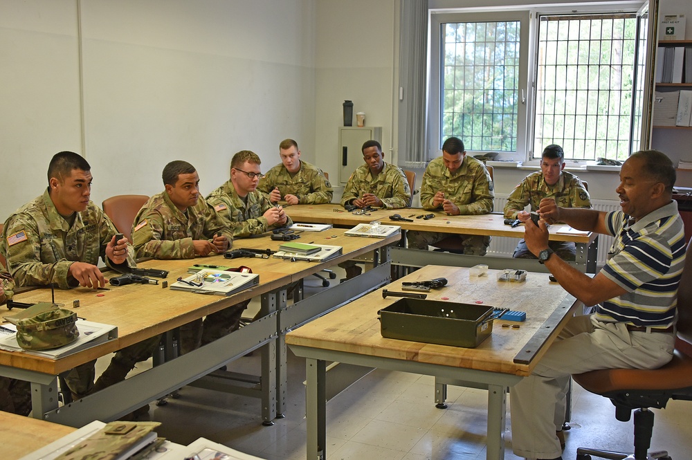 Combined Arms Training Center conduct a M9 Pistol maintenance course