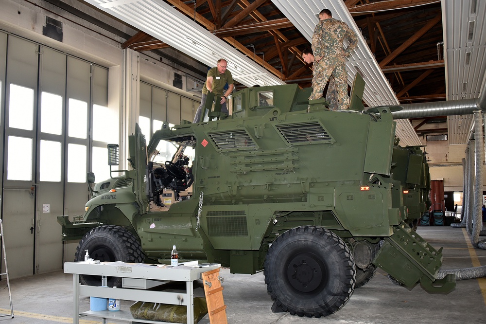 Combined Arms Training Center conduct tactical drivers training