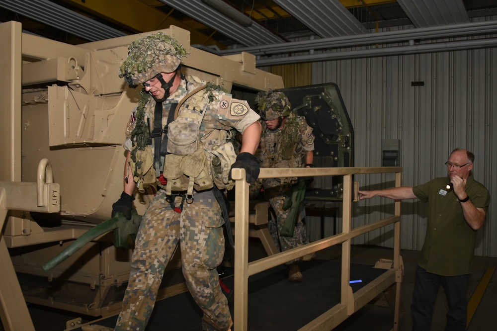 Combined Arms Training Center conduct tactical drivers training