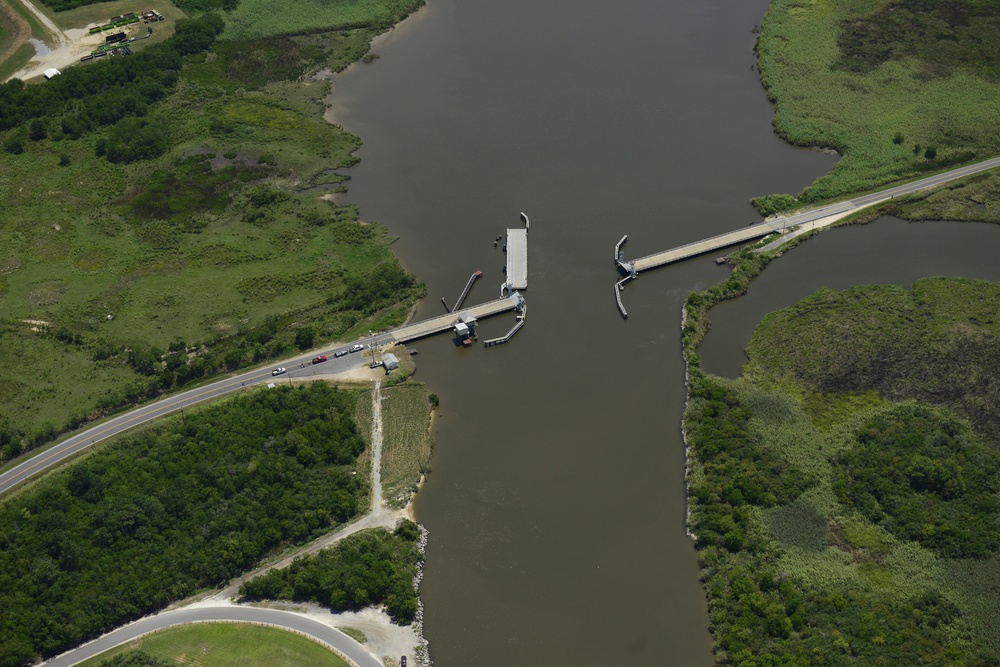 Coast Guard, USACE monitor construction on Calcasieu Lock