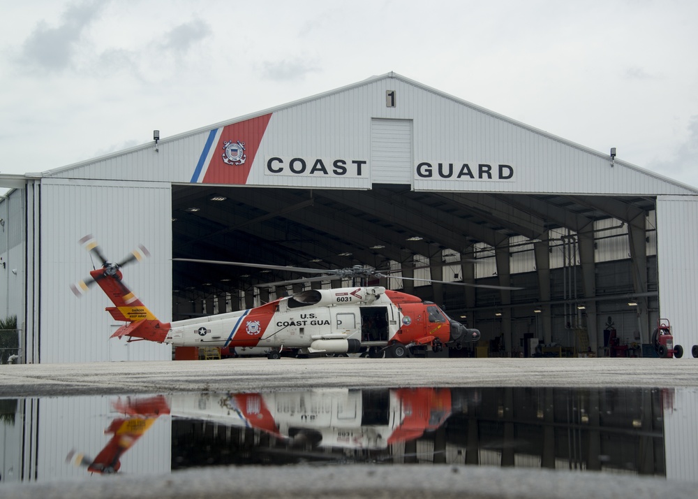 Coast Guard Air Station Clearwater conducts training flight in Clearwater, Fla.