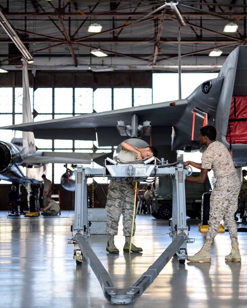 F-15 crew chief technical training