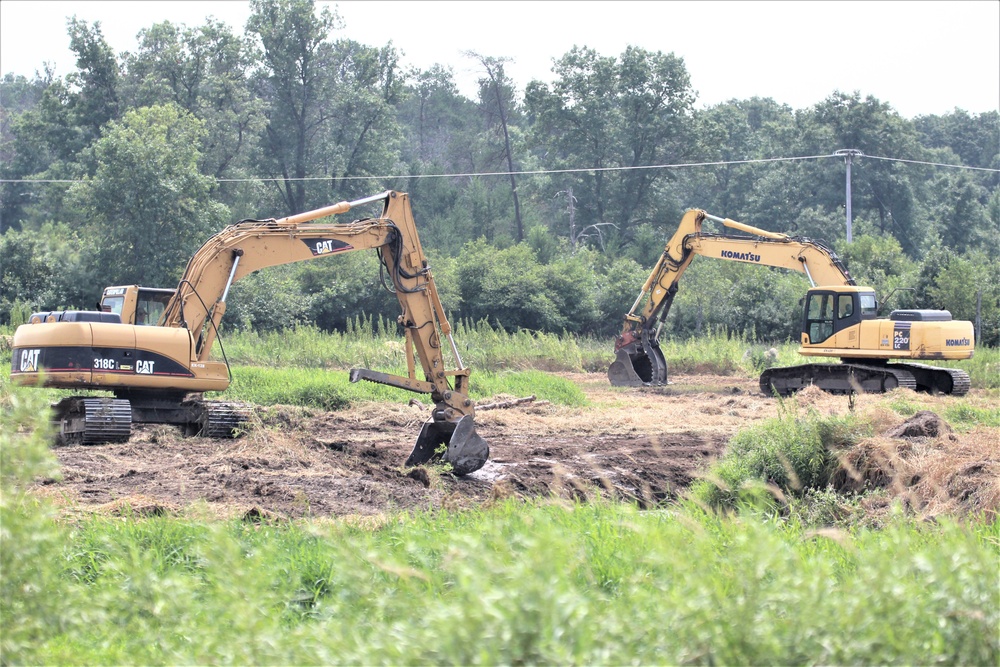 Stream improvement work continues at Fort McCoy