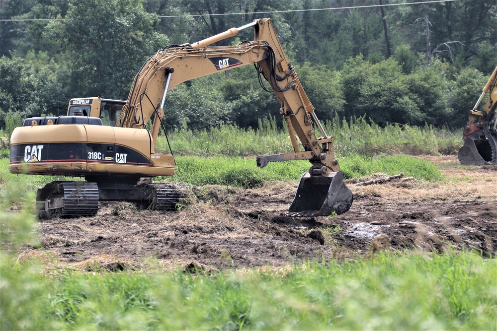 Stream improvement work continues at Fort McCoy
