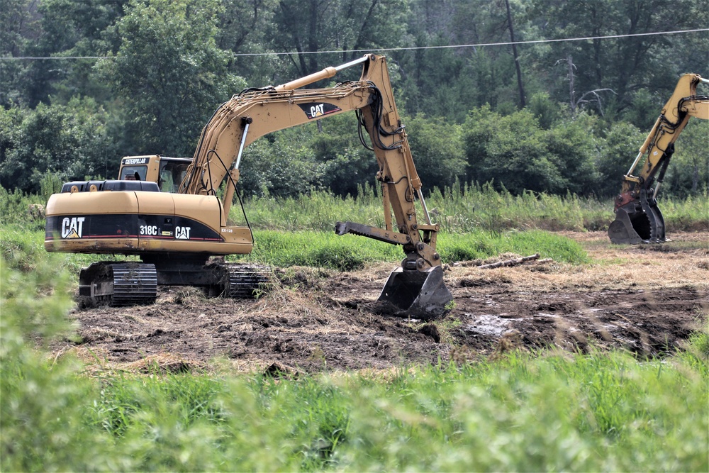 Stream improvement work continues at Fort McCoy