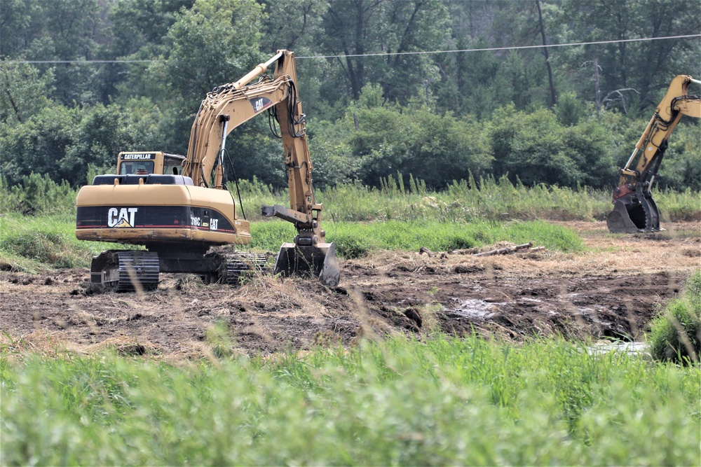 Stream improvement work continues at Fort McCoy