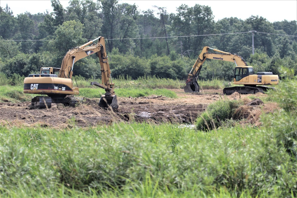 Stream improvement work continues at Fort McCoy