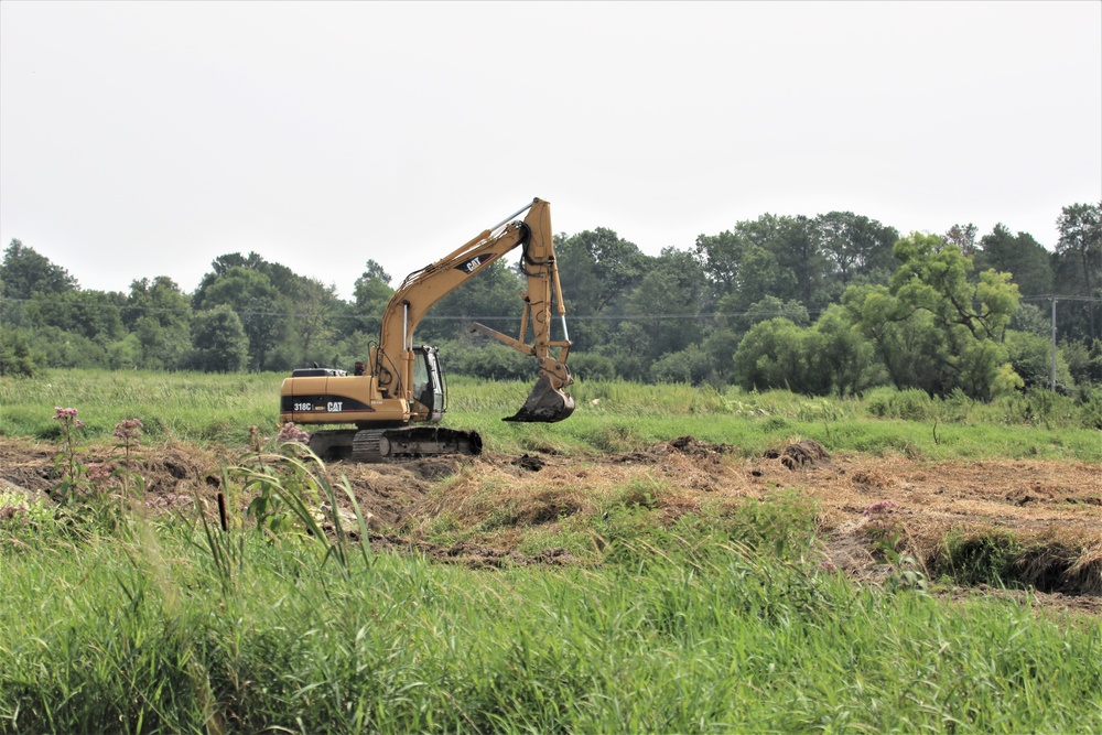 Stream improvement work continues at Fort McCoy