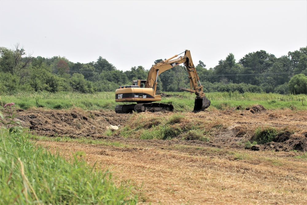 Stream improvement work continues at Fort McCoy