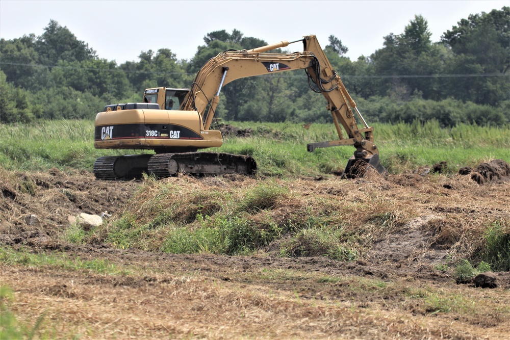Stream improvement work continues at Fort McCoy