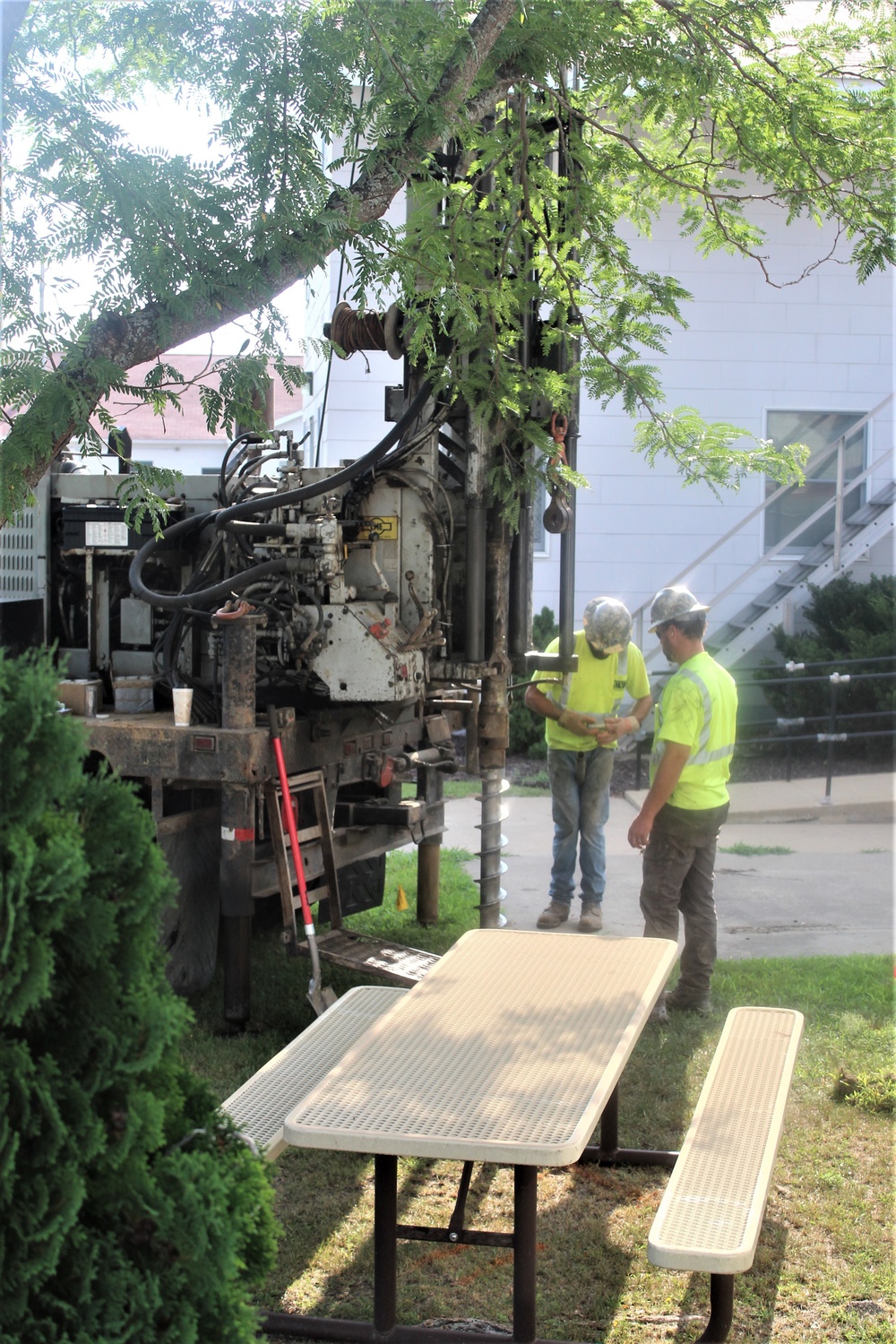 Geotechnical drilling at Fort McCoy
