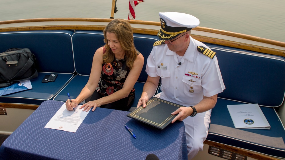 USN Partners with DNR to Protect Marine Habitat