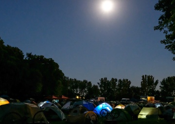 Air Force Cycling Team at RAGBRAI 2018