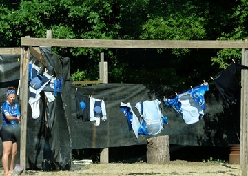 Air Force Cycling Team at RAGBRAI 2018