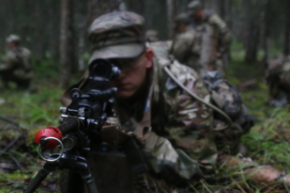 Spartans train in Alaska's forests