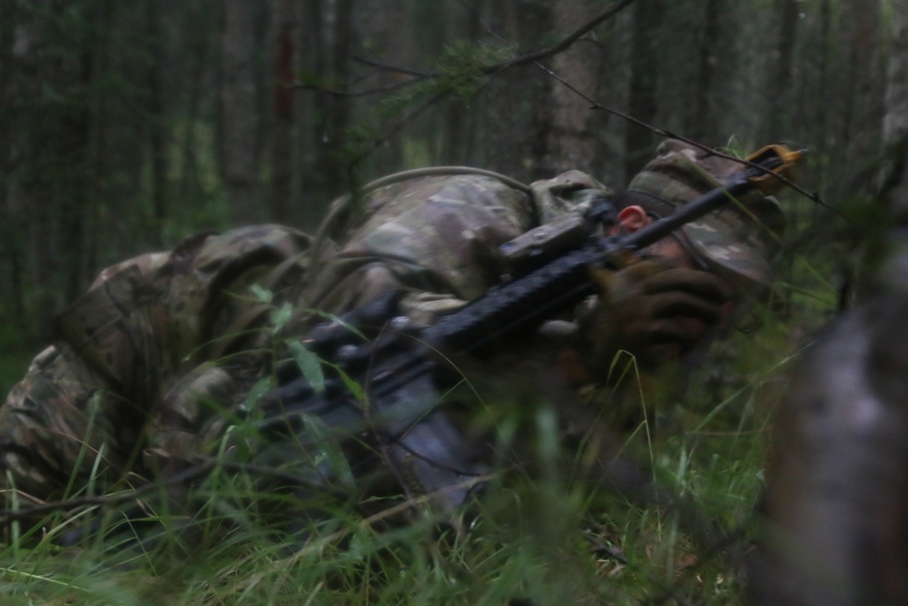 Spartans train in Alaska's forests