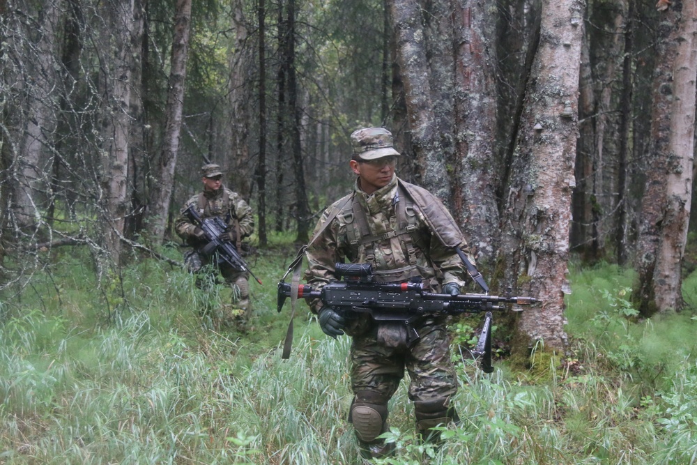 Spartans train in Alaska's forests