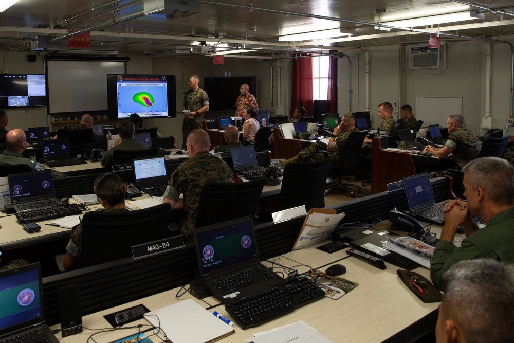 Marine Corps Base Hawaii Hurricane Lane Preparation
