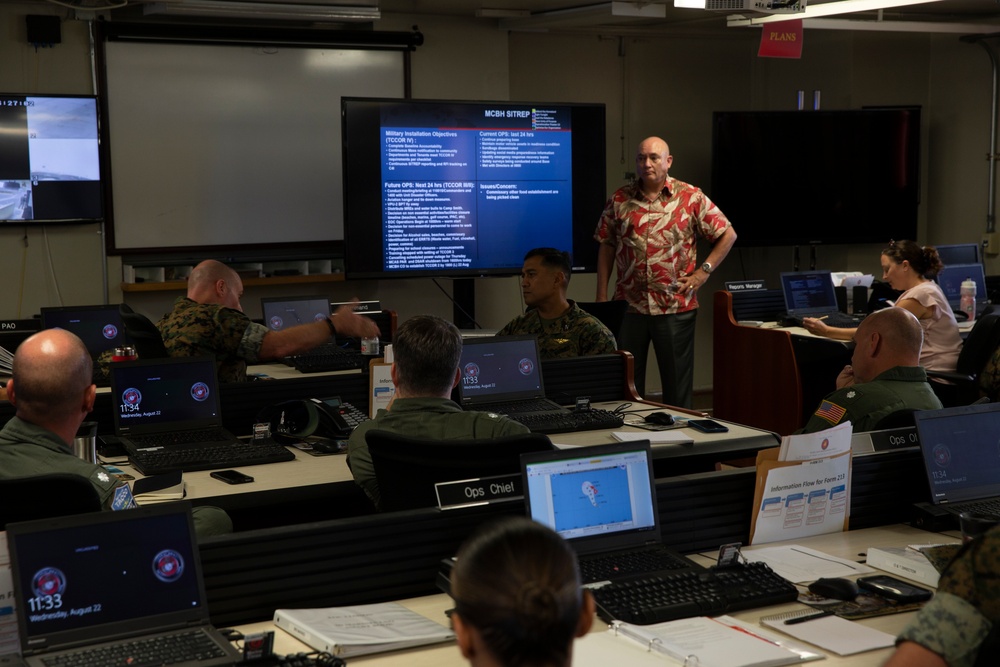 Marine Corps Base Hawaii Hurricane Lane Preparation