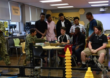 Vice Admiral tours Louisville High School