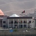 Flags fly over Afghan parliament building