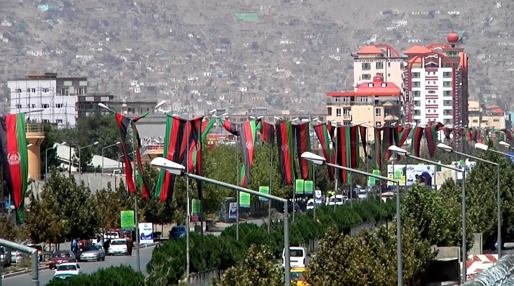 Flags fly high over Kabul