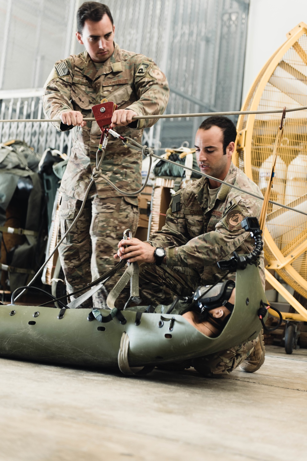 Behind the Scenes: 320th STS demonstrates Tham Luang Cave Rescue Tactics