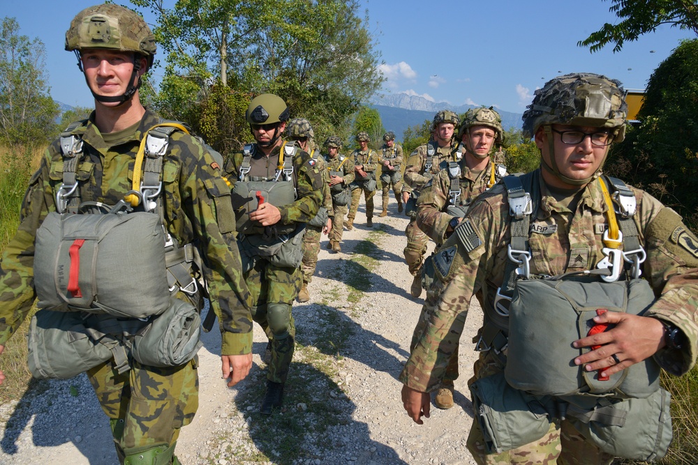 Airborne Operation,22 August, 2018, Pordenone, Italy