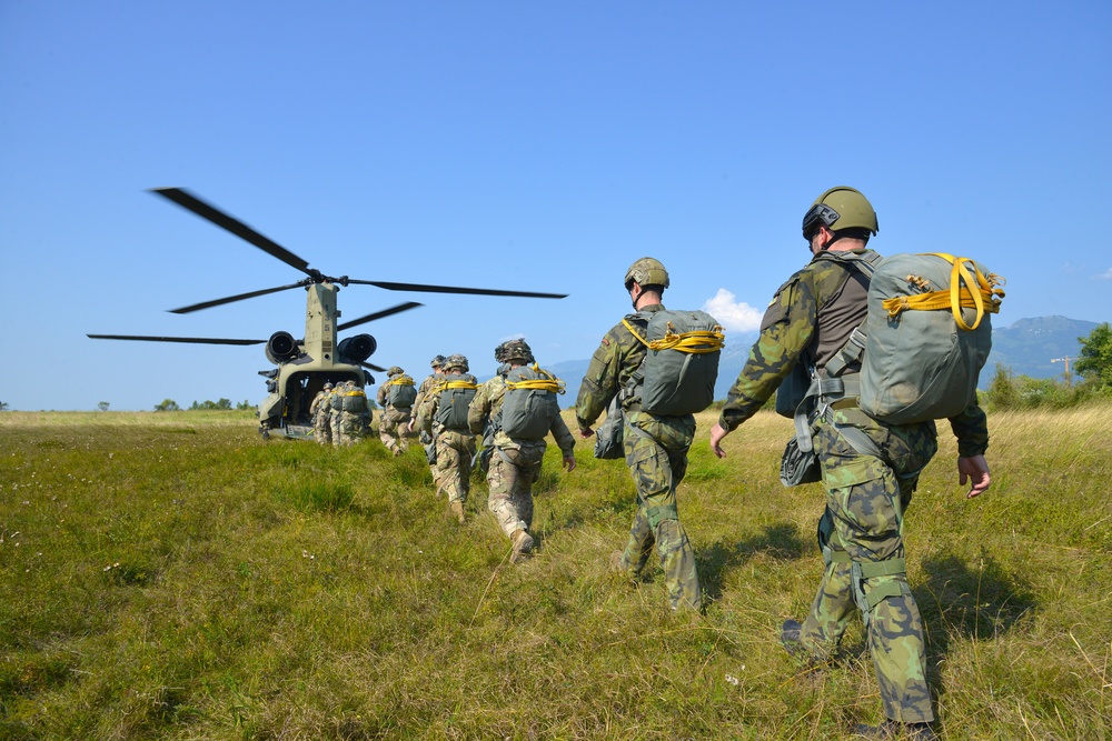 Airborne Operation,22 August, 2018, Pordenone, Italy