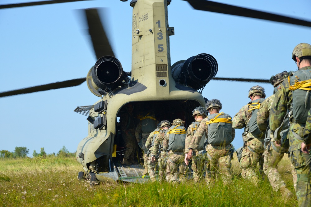 Airborne Operation,22 August, 2018, Pordenone, Italy