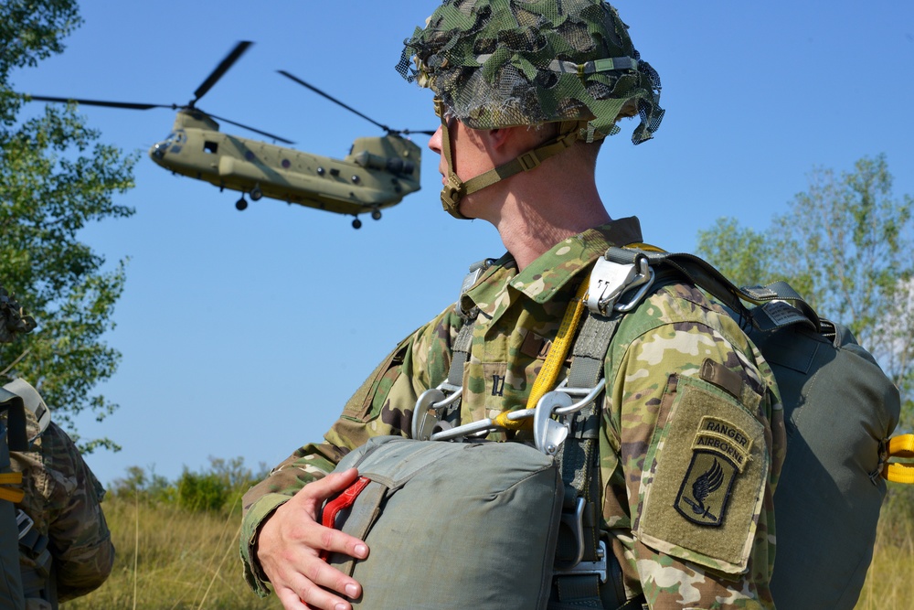 Airborne Operation,22 August, 2018, Pordenone, Italy