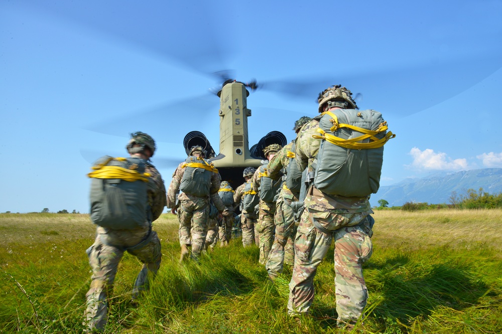 Airborne Operation,22 August, 2018, Pordenone, Italy