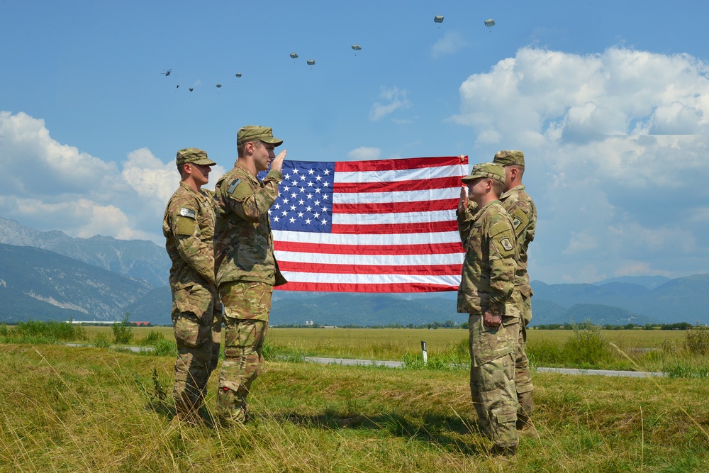 Airborne Operation,22 August, 2018, Pordenone, Italy