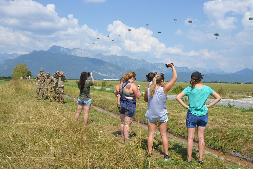 Airborne Operation,22 August, 2018, Pordenone, Italy