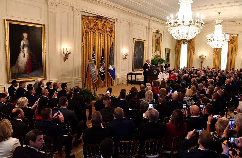 MOH family and guests tour the Pentagon and attend White House Ceremony