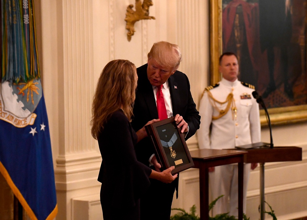 MOH family and guests tour the Pentagon and attend White House Ceremony