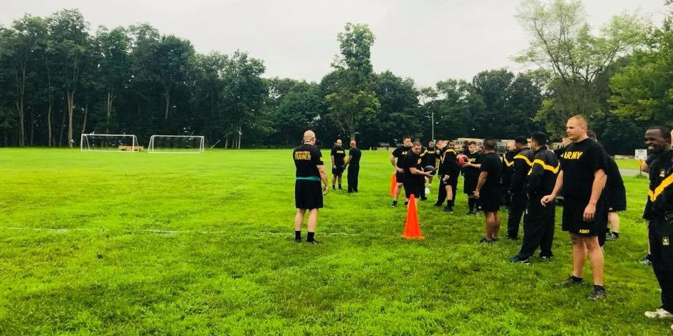 Soldiers tackle fitness course