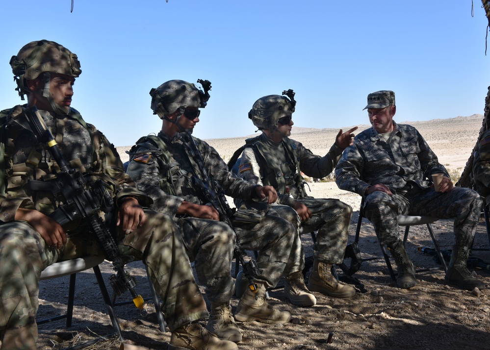 CNGB Visits Pennsylvania National Guard Soldiers at NTC