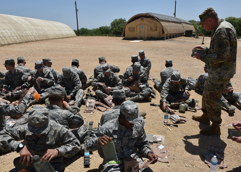 SEA Visits Trainees at Basic Military Training